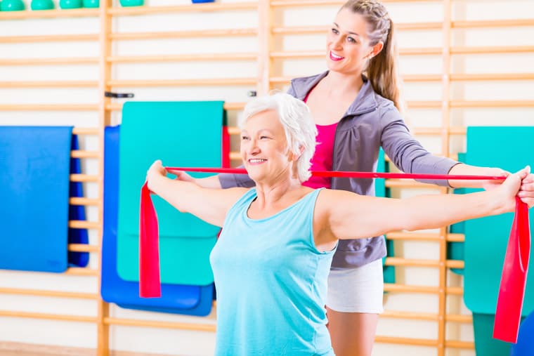 Rehasport - Theraband Übung